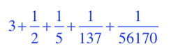 Egyptian Fraction example