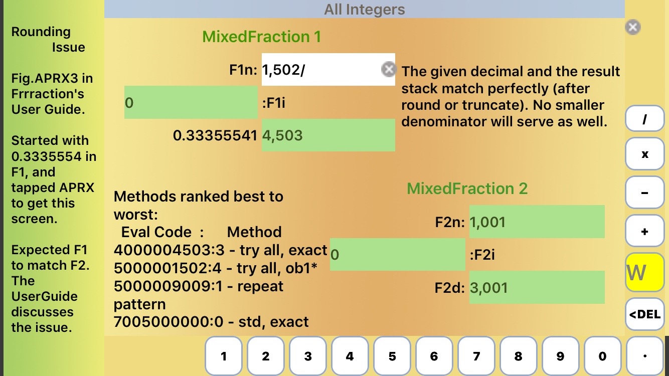 Screenshot: APRX result seems wrong.